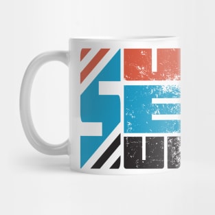 Sun, sea, surf Mug